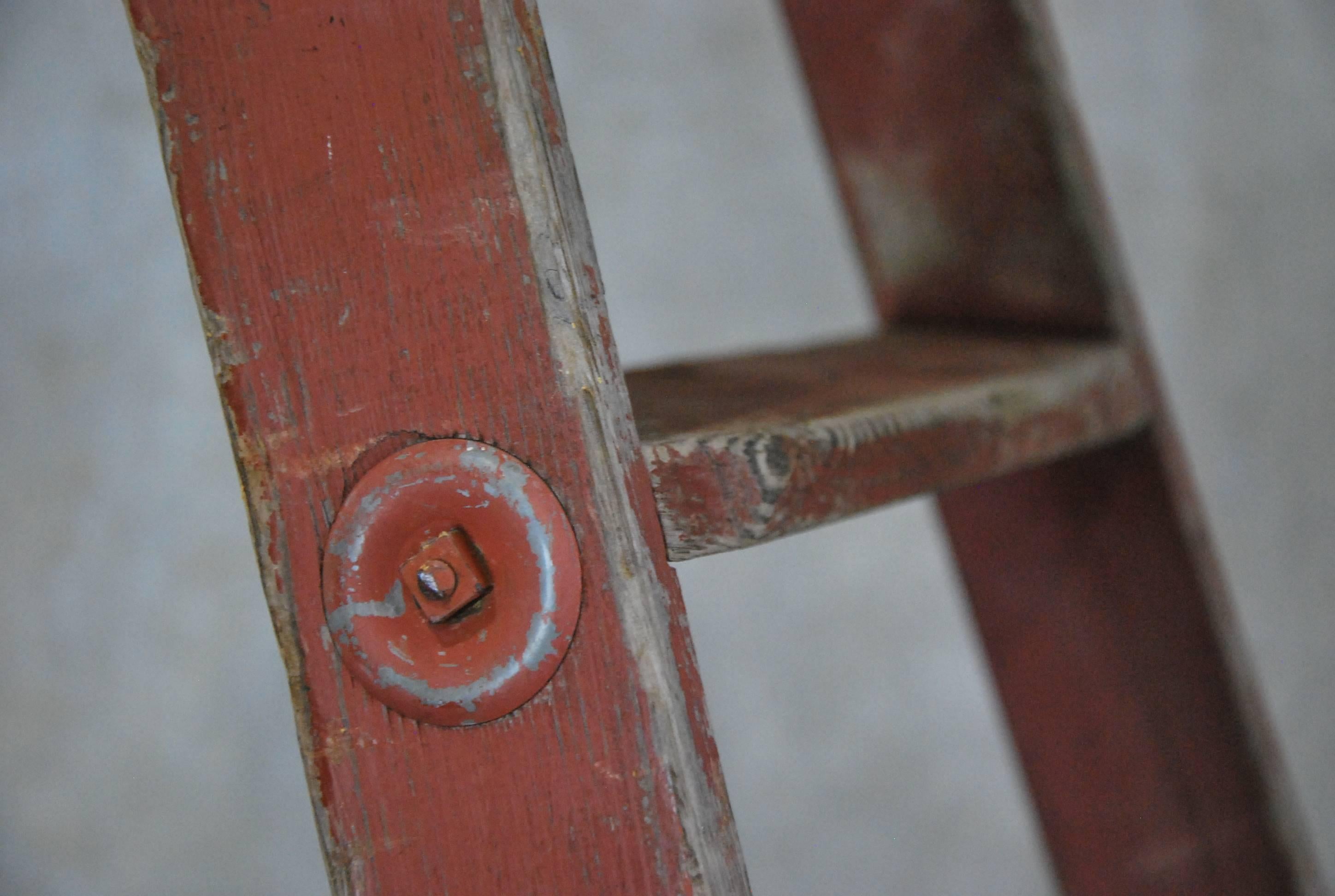 Very nice 7ft tall sturdy decorative ladder found in an orchard on the Niagara Peninsula.
 