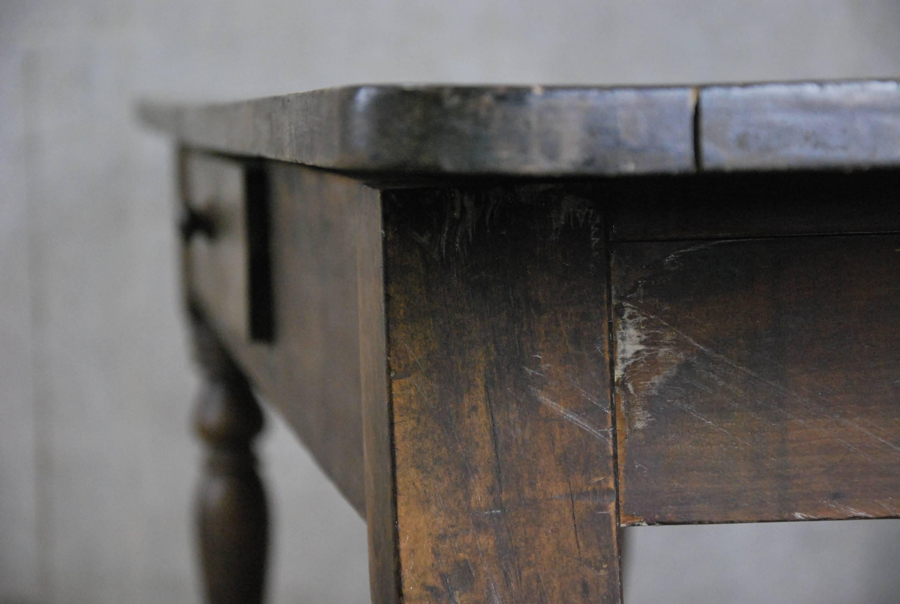 Canadian 1840 Solid Cherry Console/Sofa Table