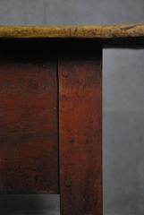 1840 Pine Farm Table / Working Island in Original Finish