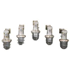 1940 Set of Industrial Sconces 11