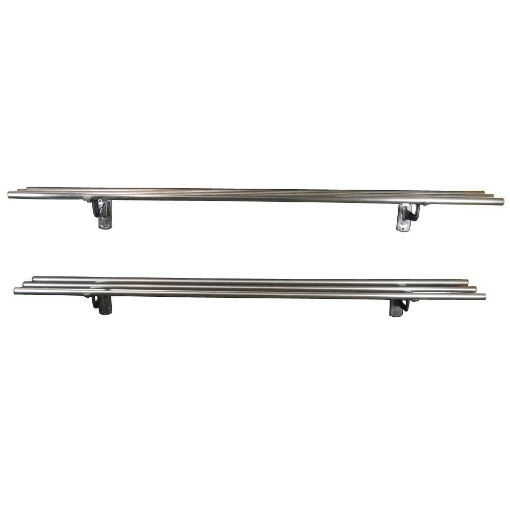 1950 Wall-Mounted Railway Luggage Racks