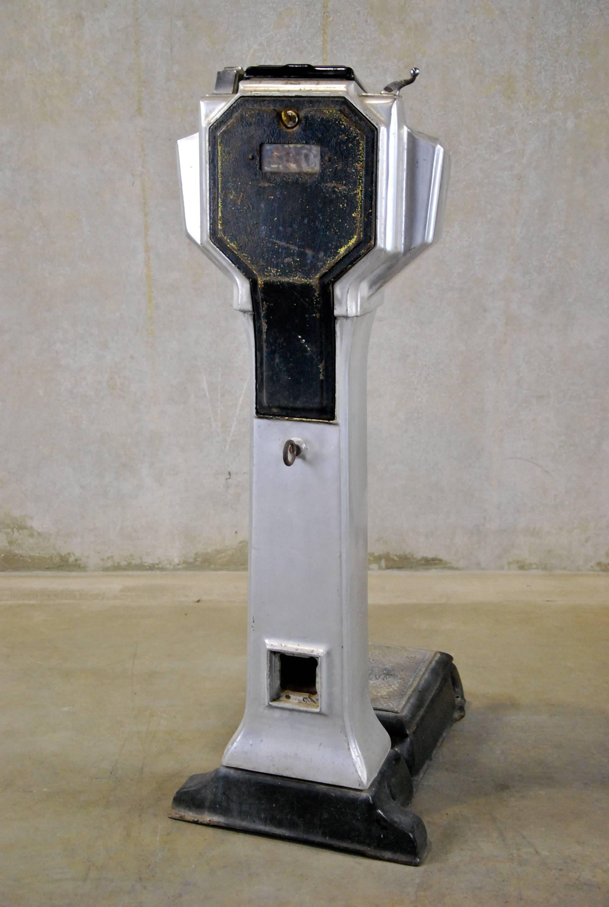 American 1930 Tom Thumb Coin-Operated Scale by Watling Scale