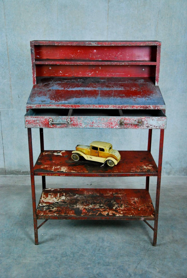 1930 Foreman S Industrial Factory Warehouse Desk At 1stdibs