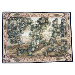 Tapisserie vintage représentant une forêt Hidden 5'5" X3'6"