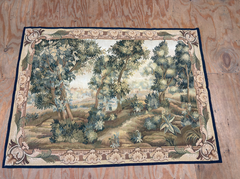 Tapisserie vintage représentant une forêt Hidden 5'5" X3'6"