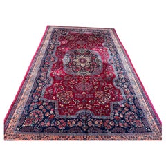 Persian Mashad Rug 18.5x11.4