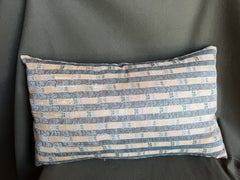 Antique 17th Century Isfahan Silk Pillow Metallic Woven Textile