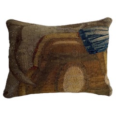 17th Century Antique Brussels Tapestry Pillow