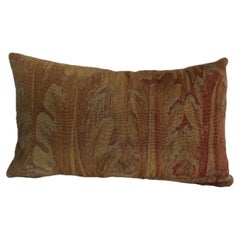 17th Century Brussels Verdure Tapestry Lumbar Pillow
