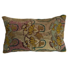 Antique 17th Century Florentine Wool and Silk Tapestry Pillow