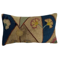 17th Century Italian Floral and Geometric Tapestry Pillow