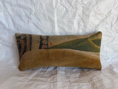 Antique 17th Century Brussels Abstract Botanical Tapestry Pillow