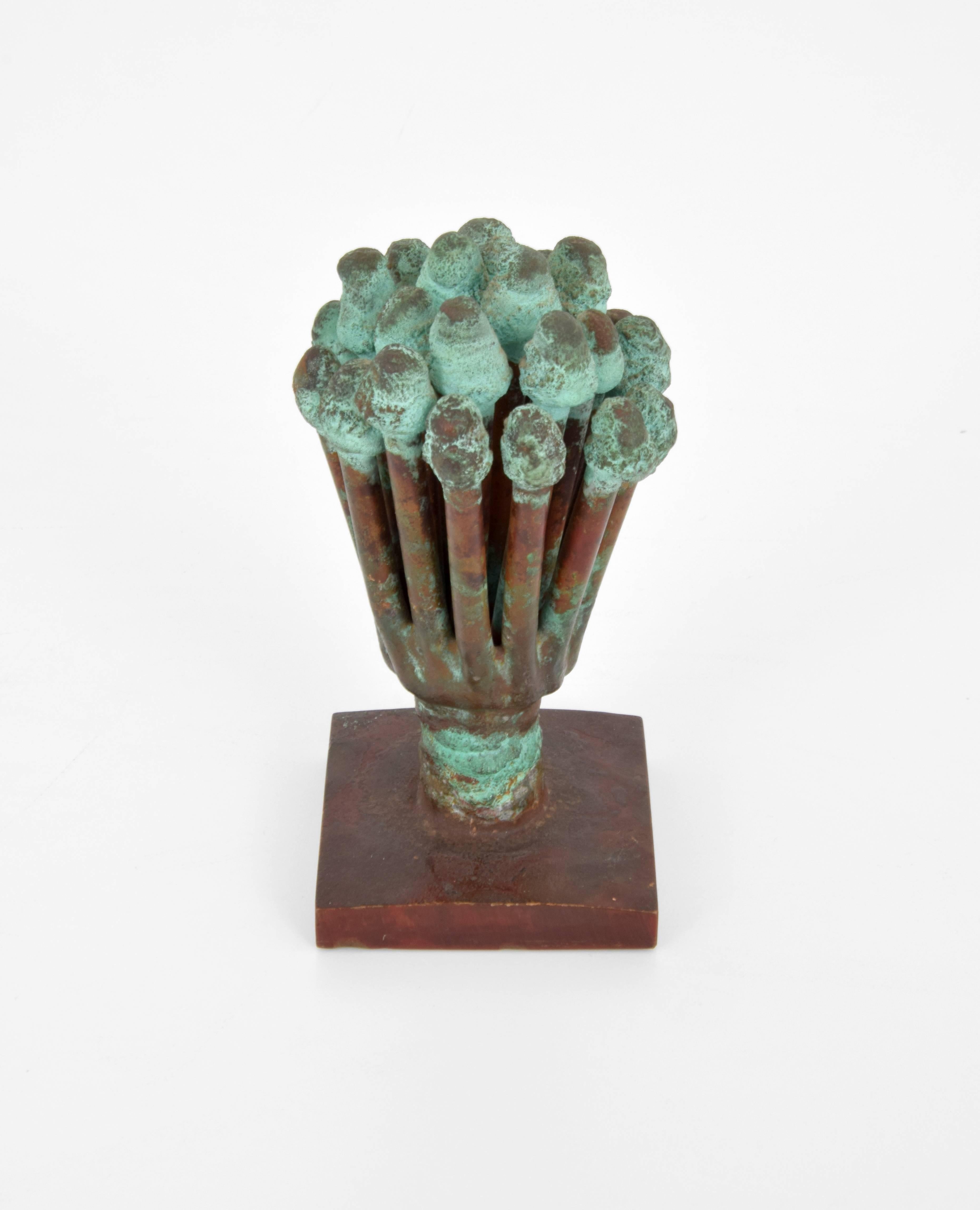 Late 20th Century Klaus Ihlenfeld Abstract Bronze Sculpture For Sale