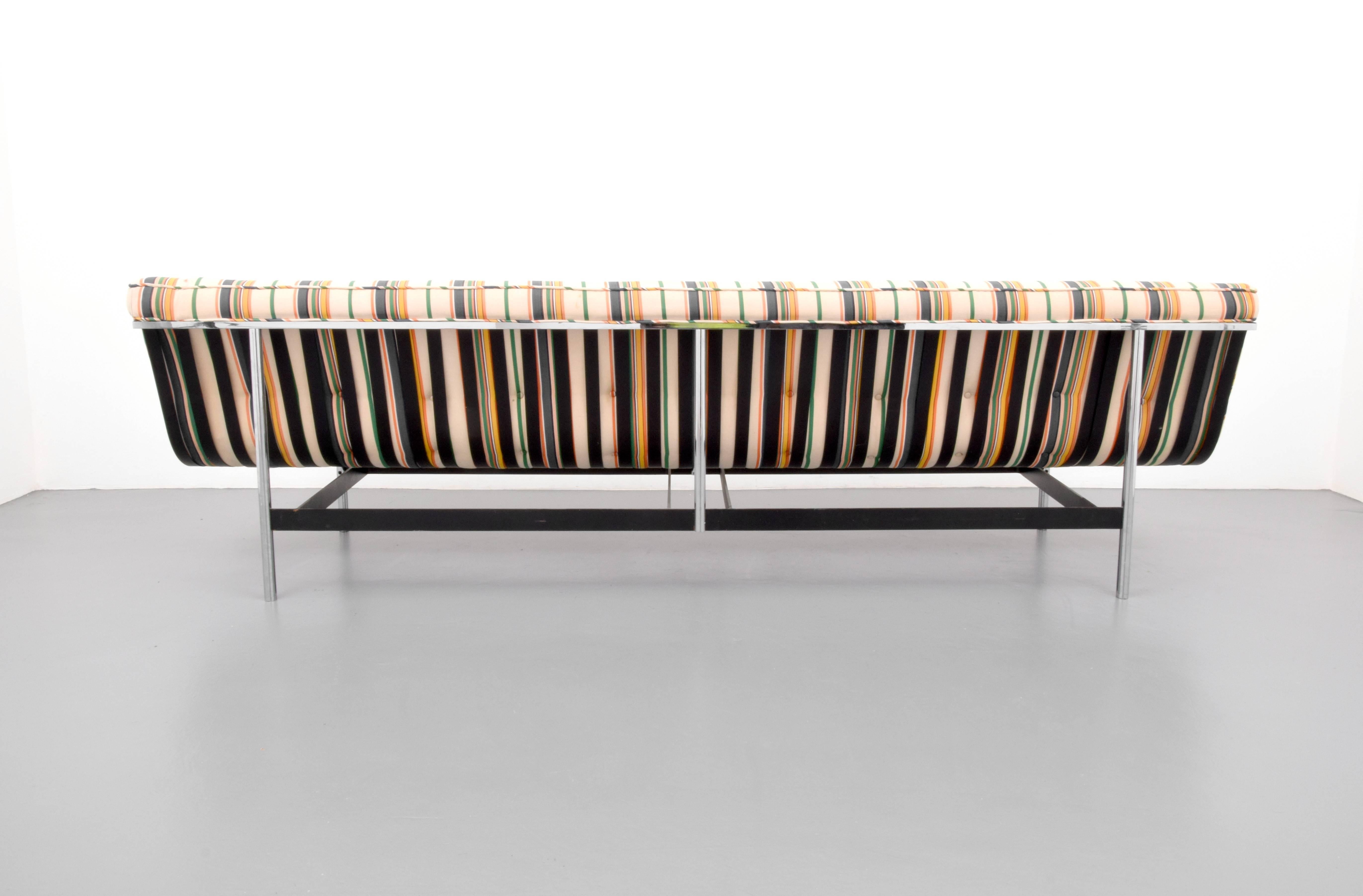 Long "New York" sofa, model #8-FC, by William Katavolos, Ross Littell & Douglas Kelley for Laverne International. Reference: Laverne International Manufacturer Catalog, unpaginated.