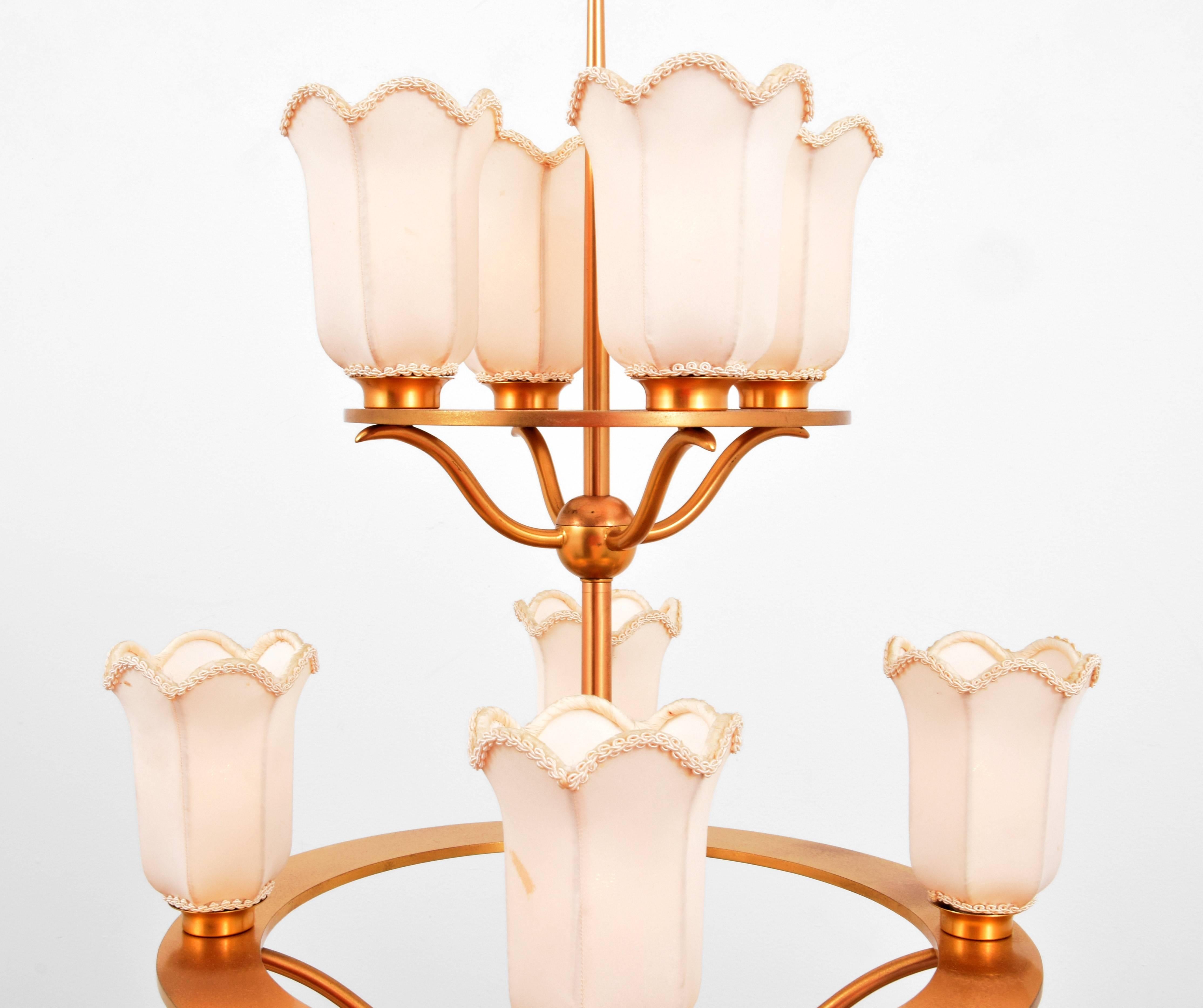Mid-Century Modern Monumental T.H. Robsjohn-Gibbings Floor Lamp from White Shadows Estate For Sale