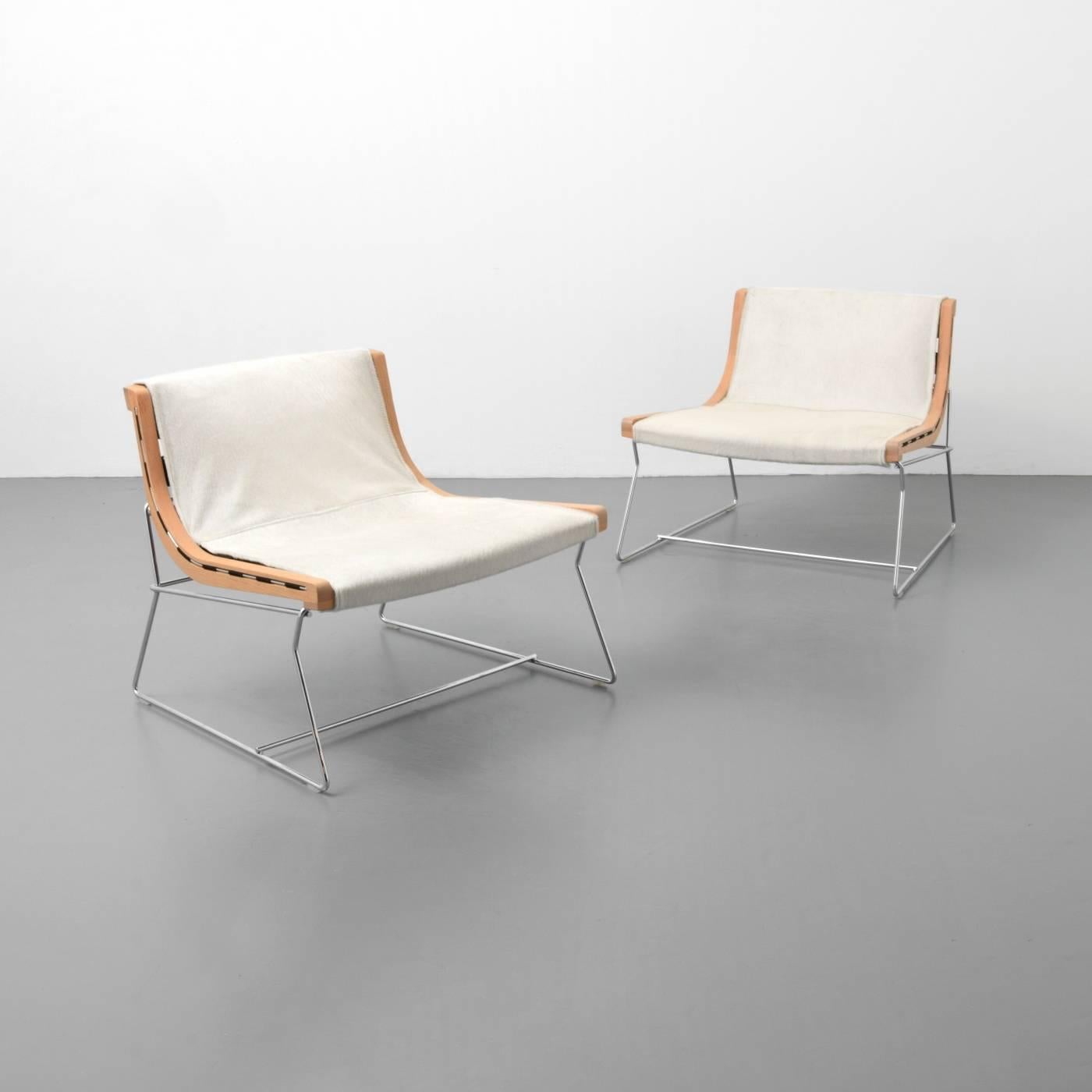 Pair of Antonio Citterio Lounge Chairs In Good Condition In West Palm Beach, FL
