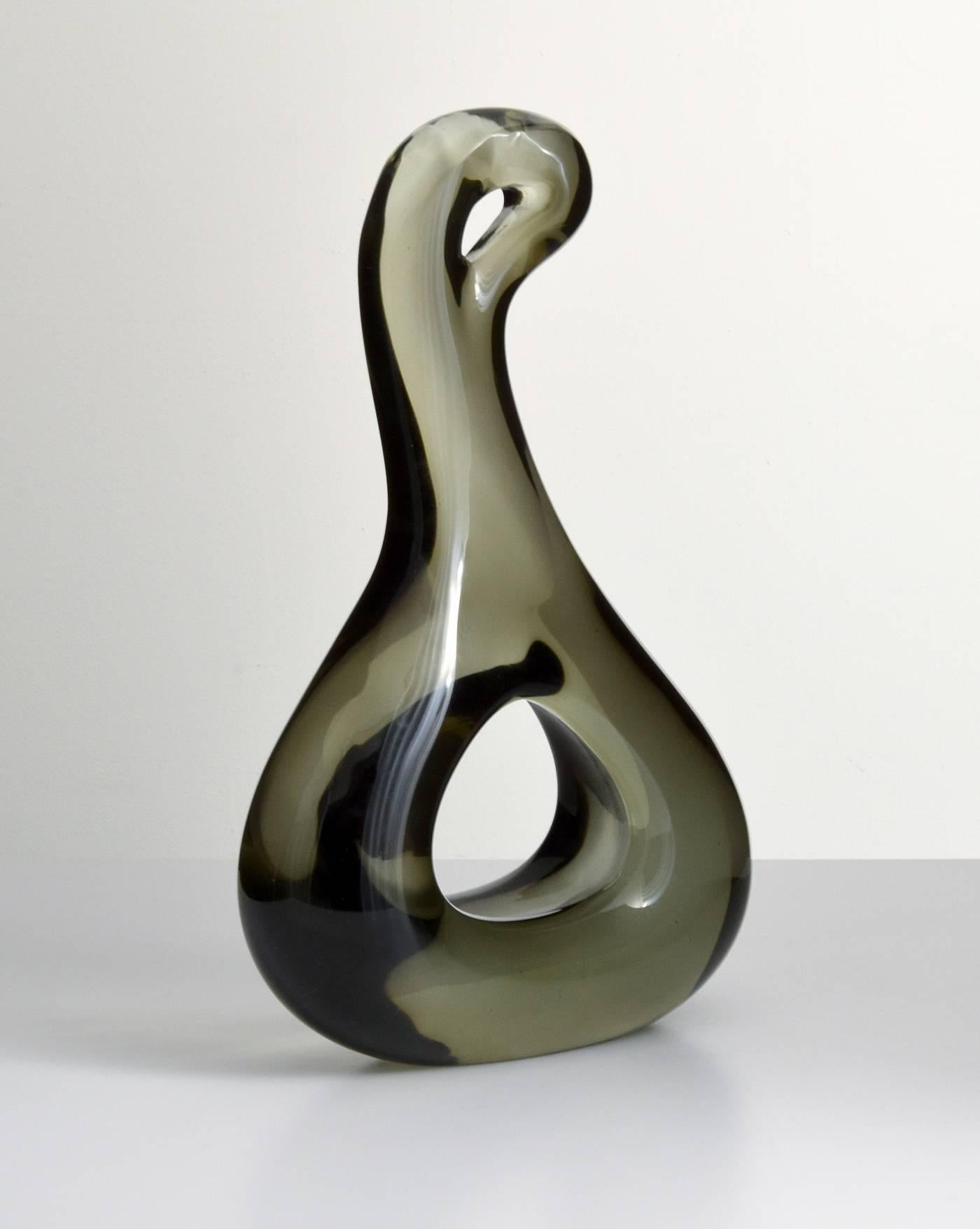 Large blown glass sculpture by Luciano Gaspari for Salviati.
