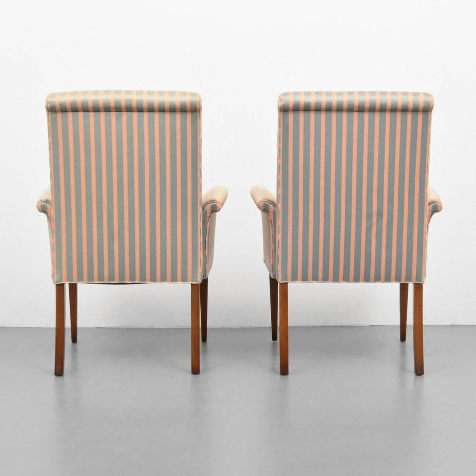 Pair of Tommi Parzinger armchairs for Parzinger originals.