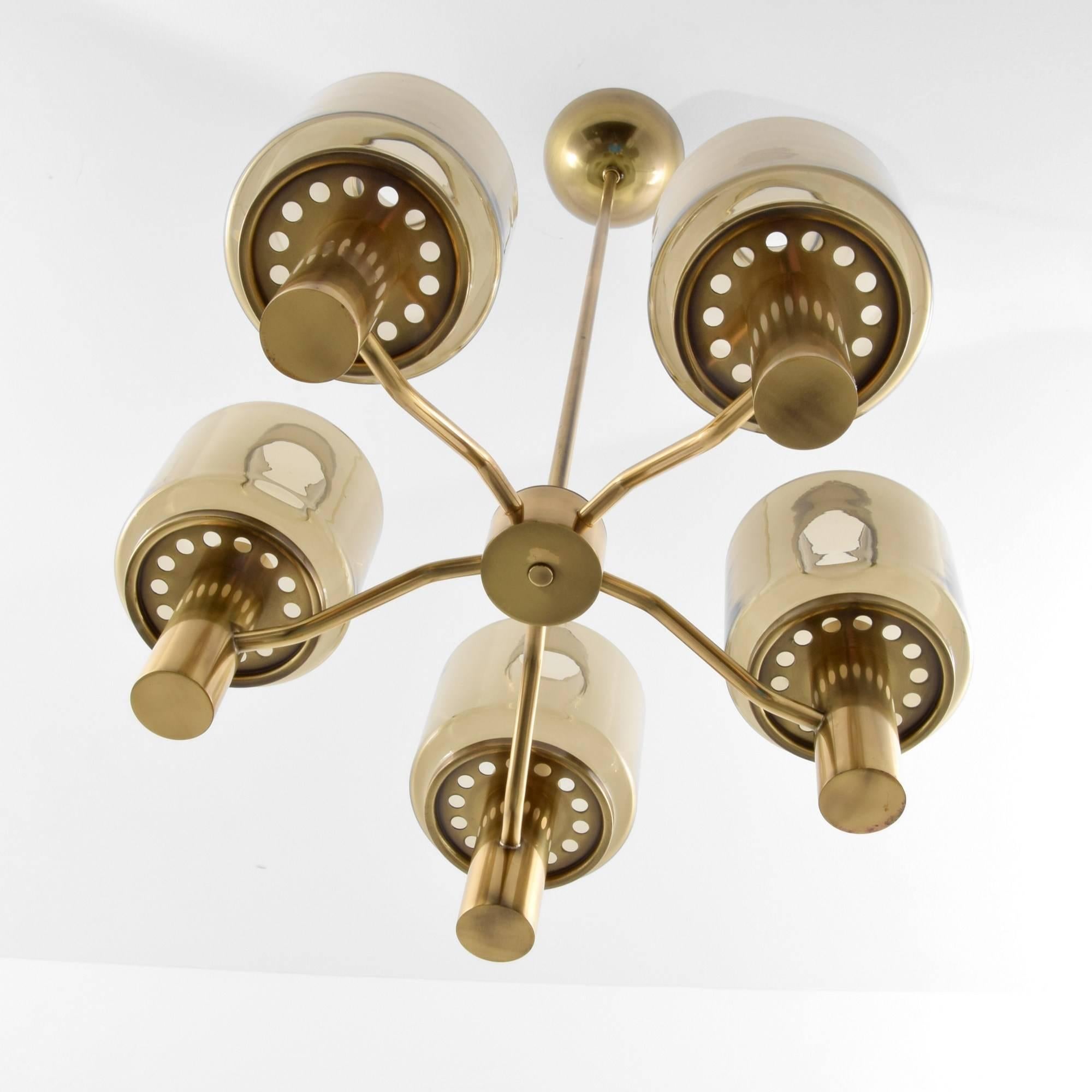 Hans Agne Jakobsson Chandelier, 2 Available In Good Condition In West Palm Beach, FL