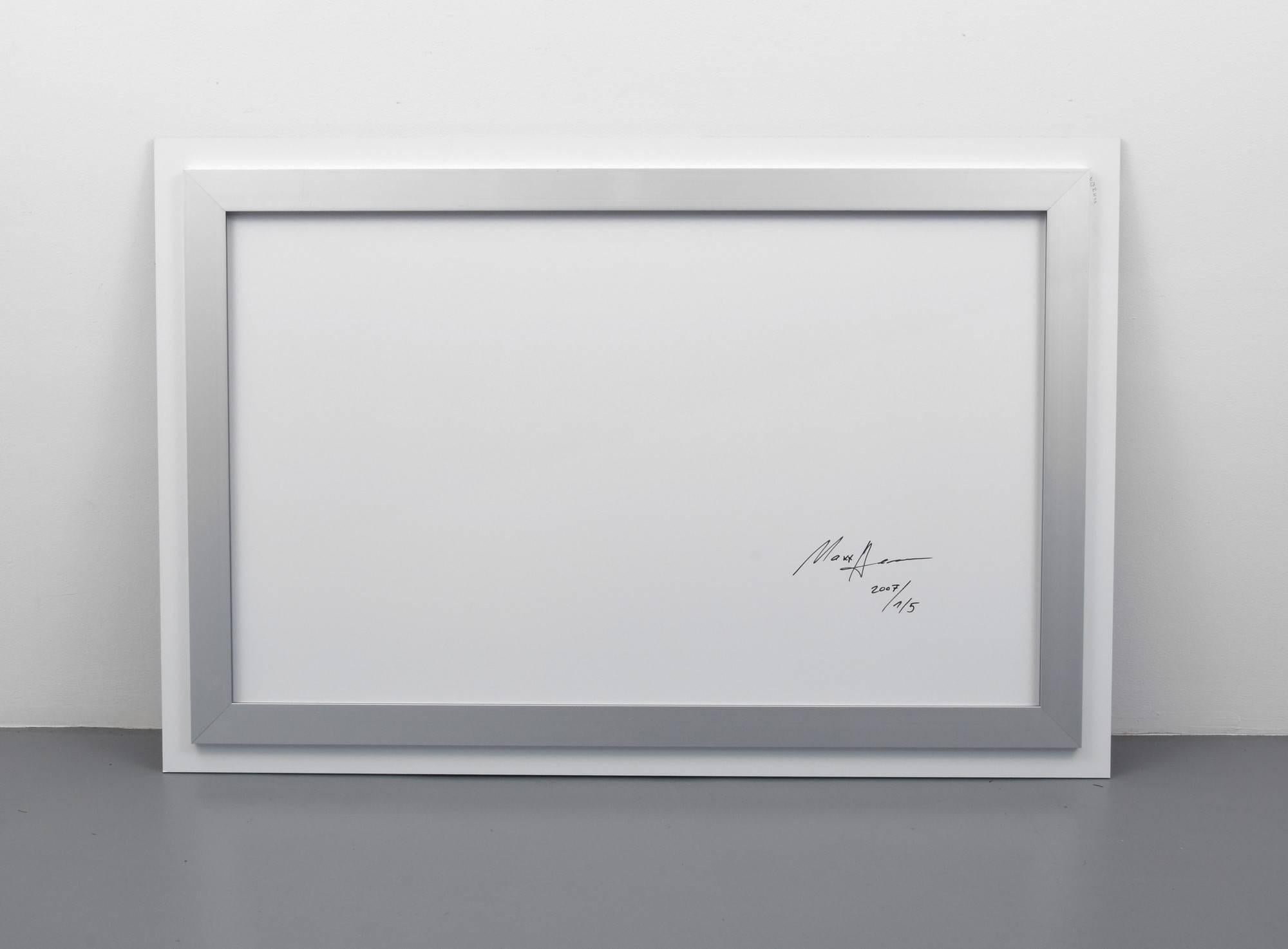 Large C-Print titled JOHN LENNON by Maxx Hermann (German, b. 1955). Work is signed, edition 1 of 5, and dated 2007. Provenance: Wolfgang Roth & Partners Fine Art, Miami, Florida. 

Please see our other large scale, graphic works listed on