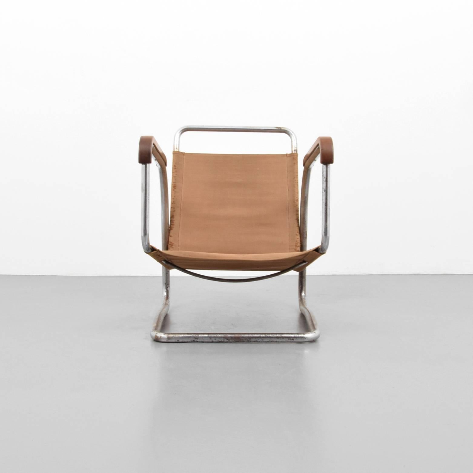 Art Deco Early Jindrich Halabala Lounge Chair