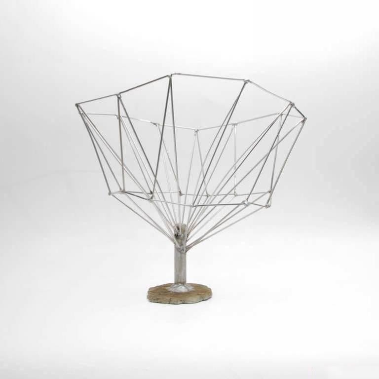 Sculpture, STRUCTURED TREE, by Val Bertoia (documentation available).

  