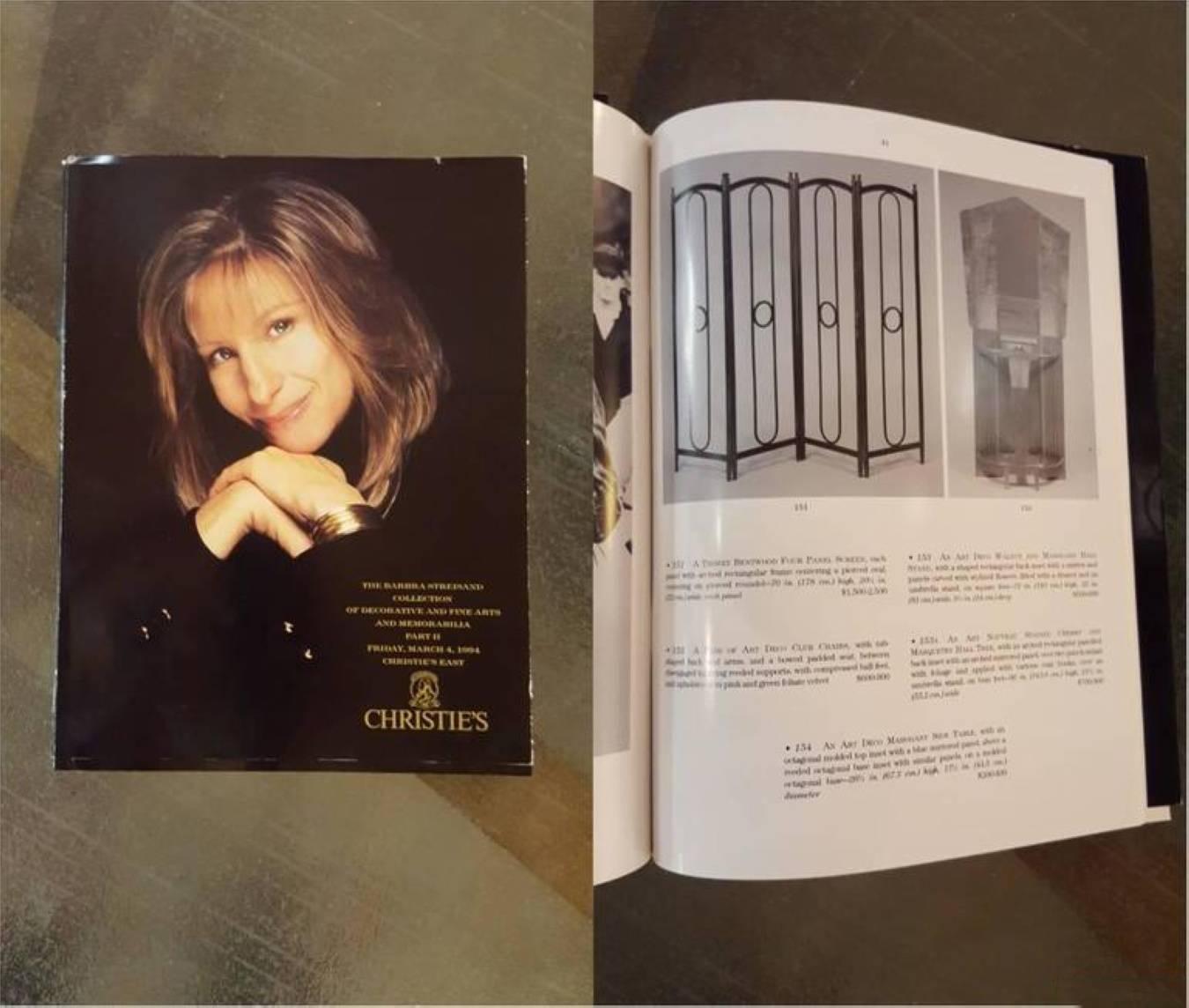 Provenance: Christie's East, The Barbra Streisand Collection of Decorative and Fine Arts and Memorabilia Part II, 3.4.1994, Lot 152; Collection of Carole A. Berk, Carole A. Berk, Ltd.