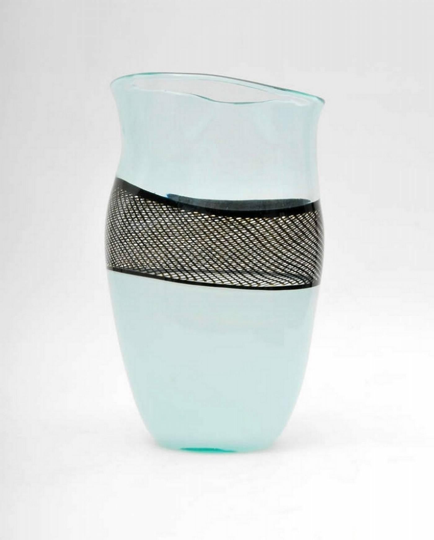 Giampaolo Seguso Refolo Vase, Limited Edition In Good Condition For Sale In West Palm Beach, FL