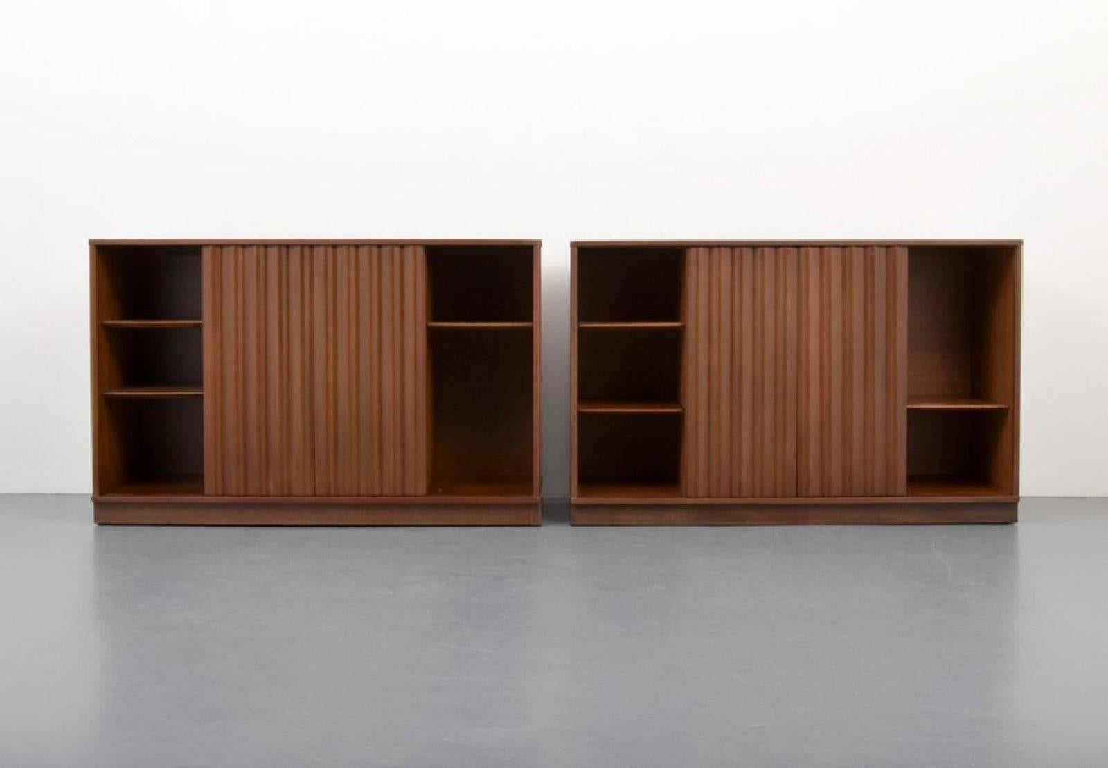 Mid-20th Century Pair of Edward Wormley Cabinets