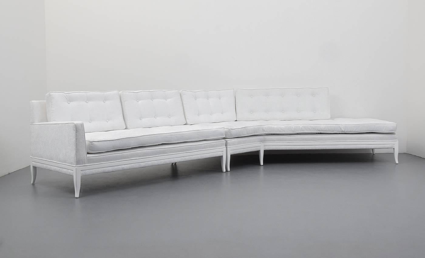 Tommy Parzinger Sectional Sofa For Sale 2