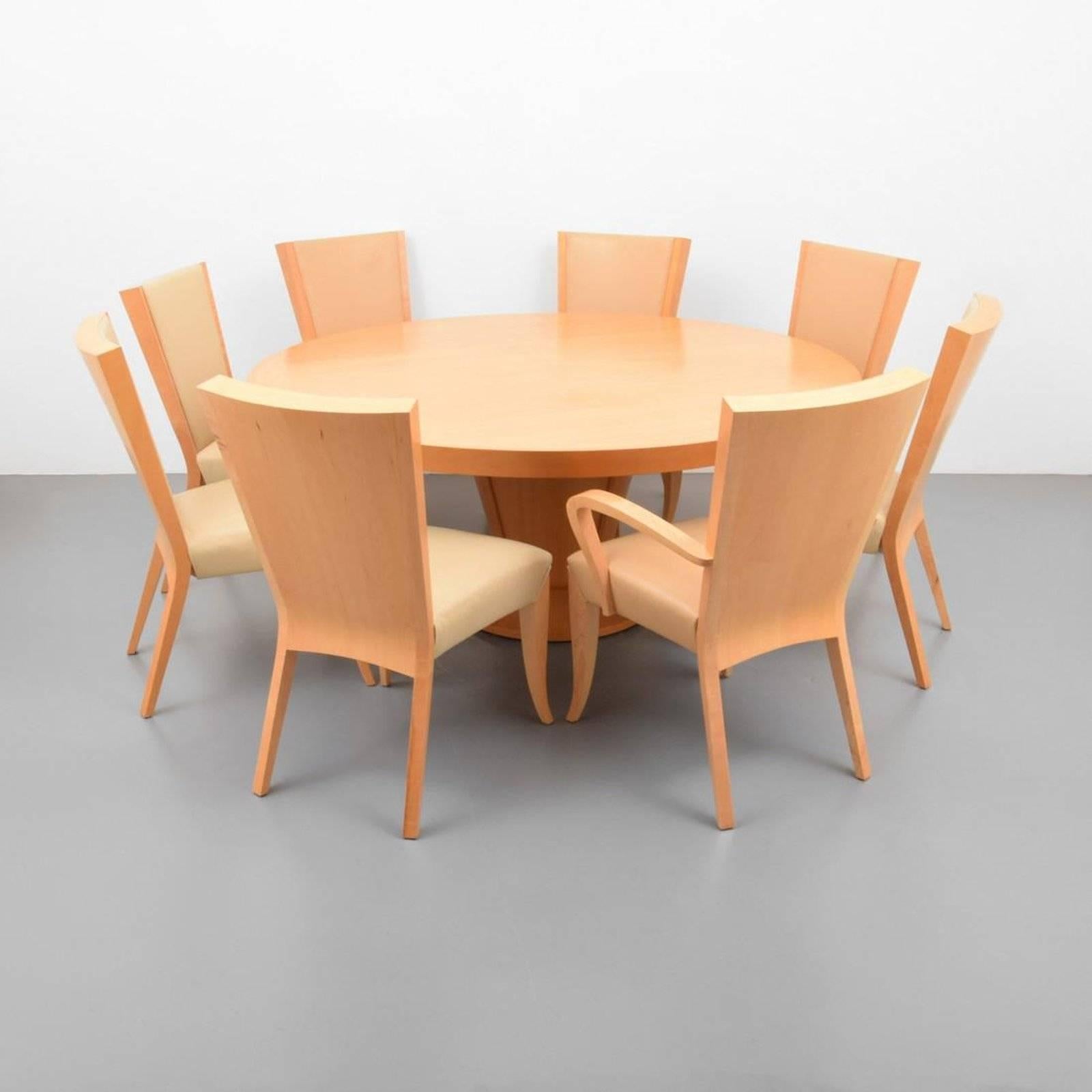 American Dakota Jackson Dining Chairs, Set of Eight For Sale