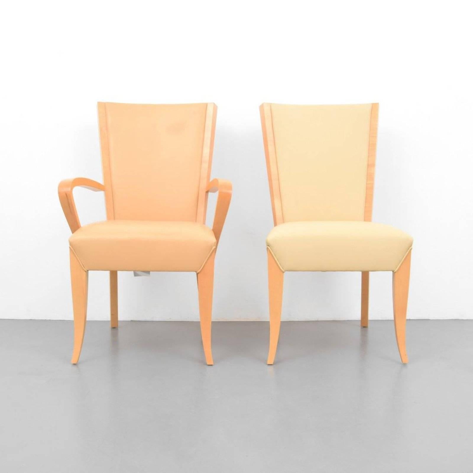 Dakota Jackson Dining Chairs, Set of Eight In Good Condition For Sale In West Palm Beach, FL
