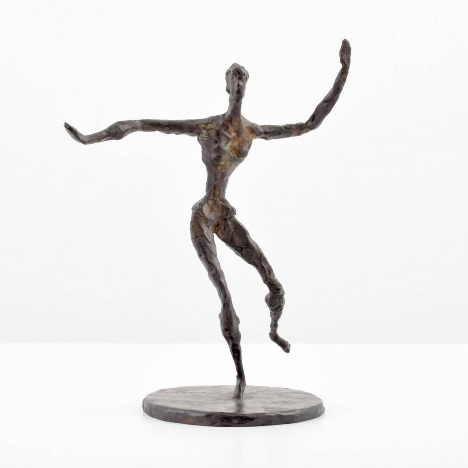 American Chaim Gross Bronze Figural Sculpture For Sale