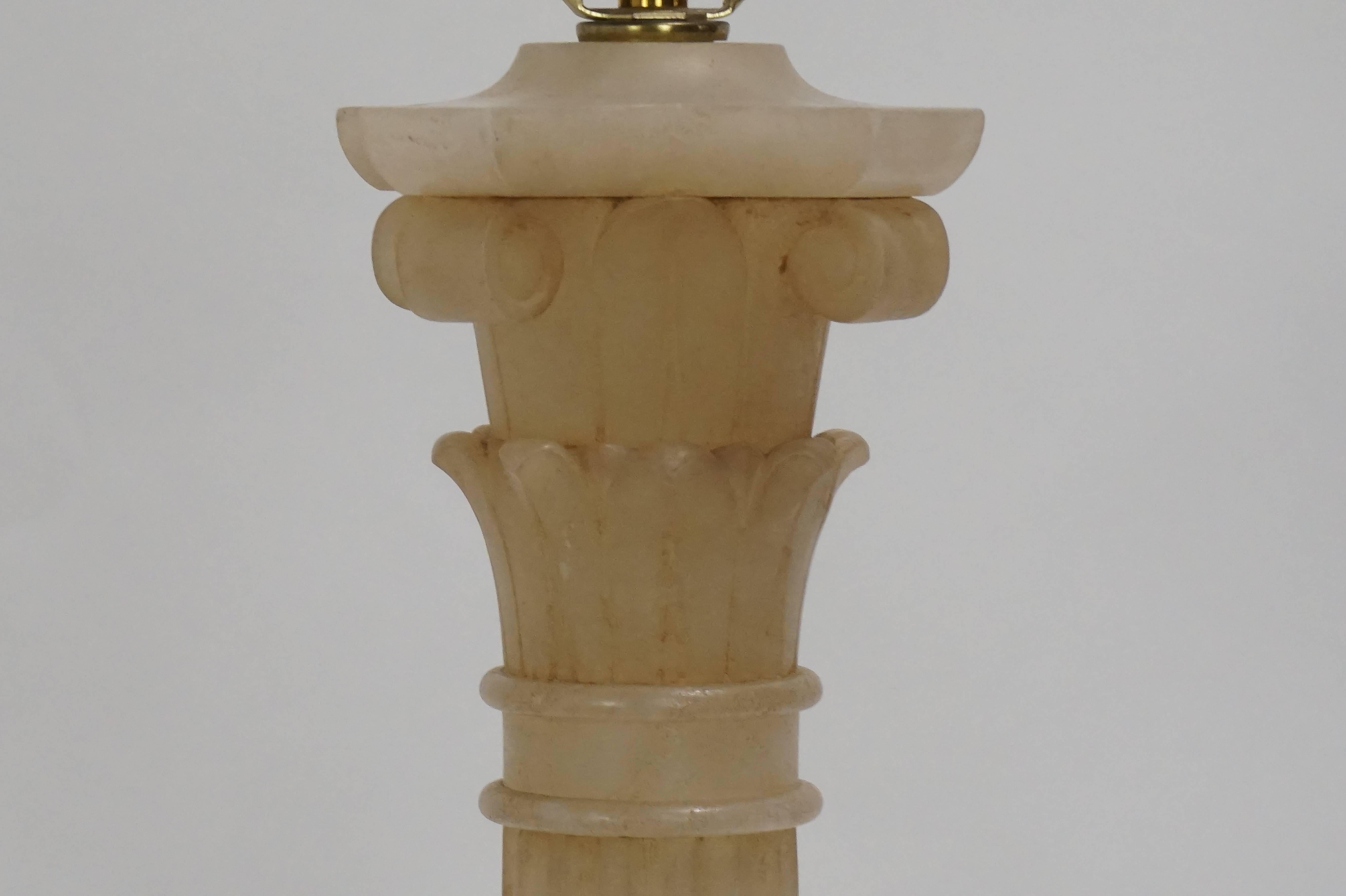 alabaster column