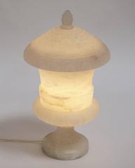 Alabaster Urn Lamp