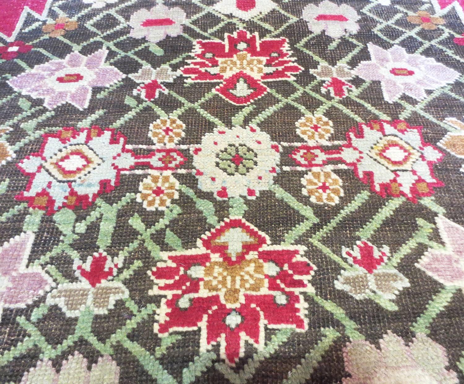 Antique Karabagh Runner, circa 1900s In Good Condition For Sale In Los Angeles, CA