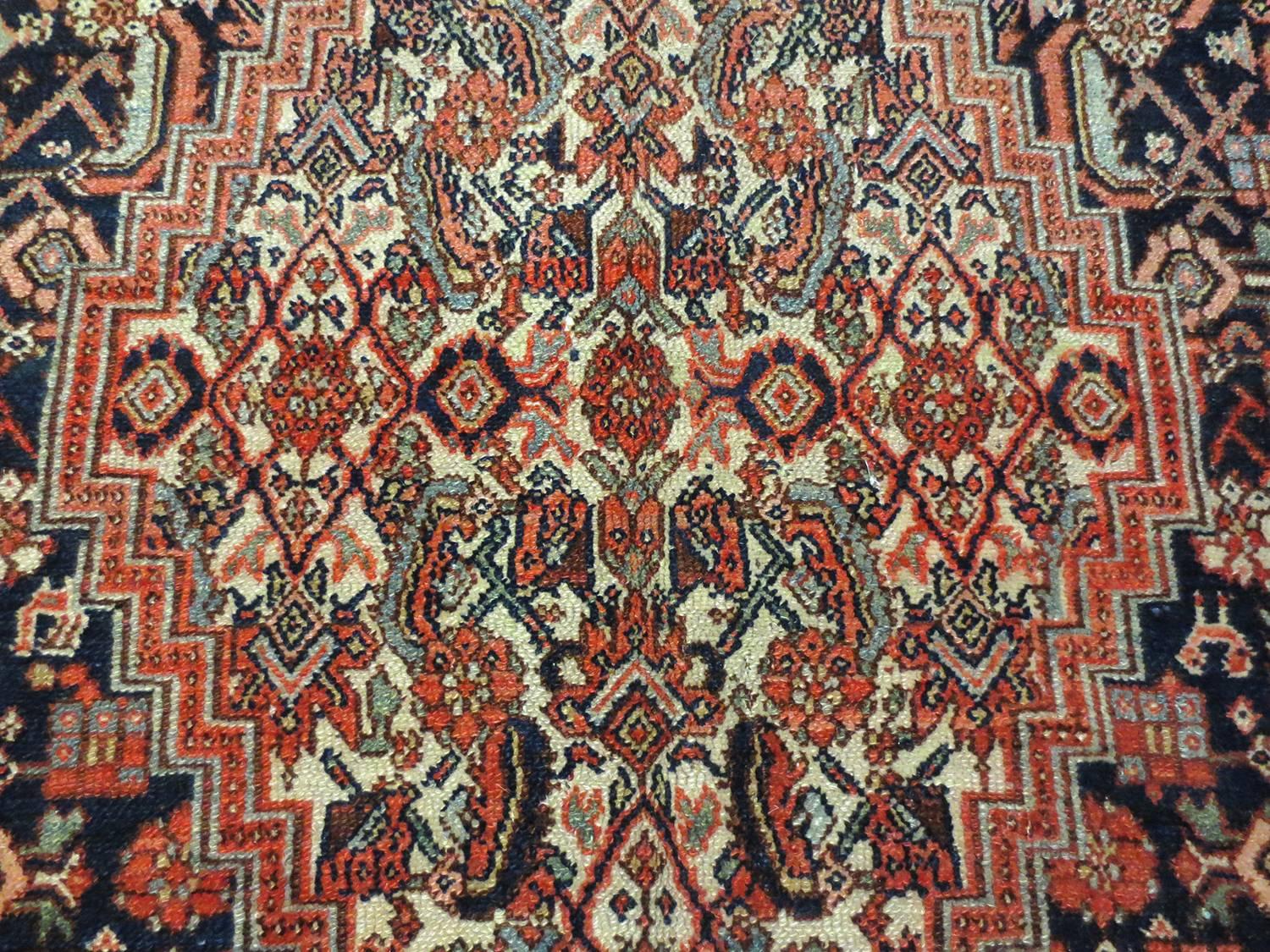 Central Asian Antique Karabagh Gallery Size Runner, circa 1890s For Sale