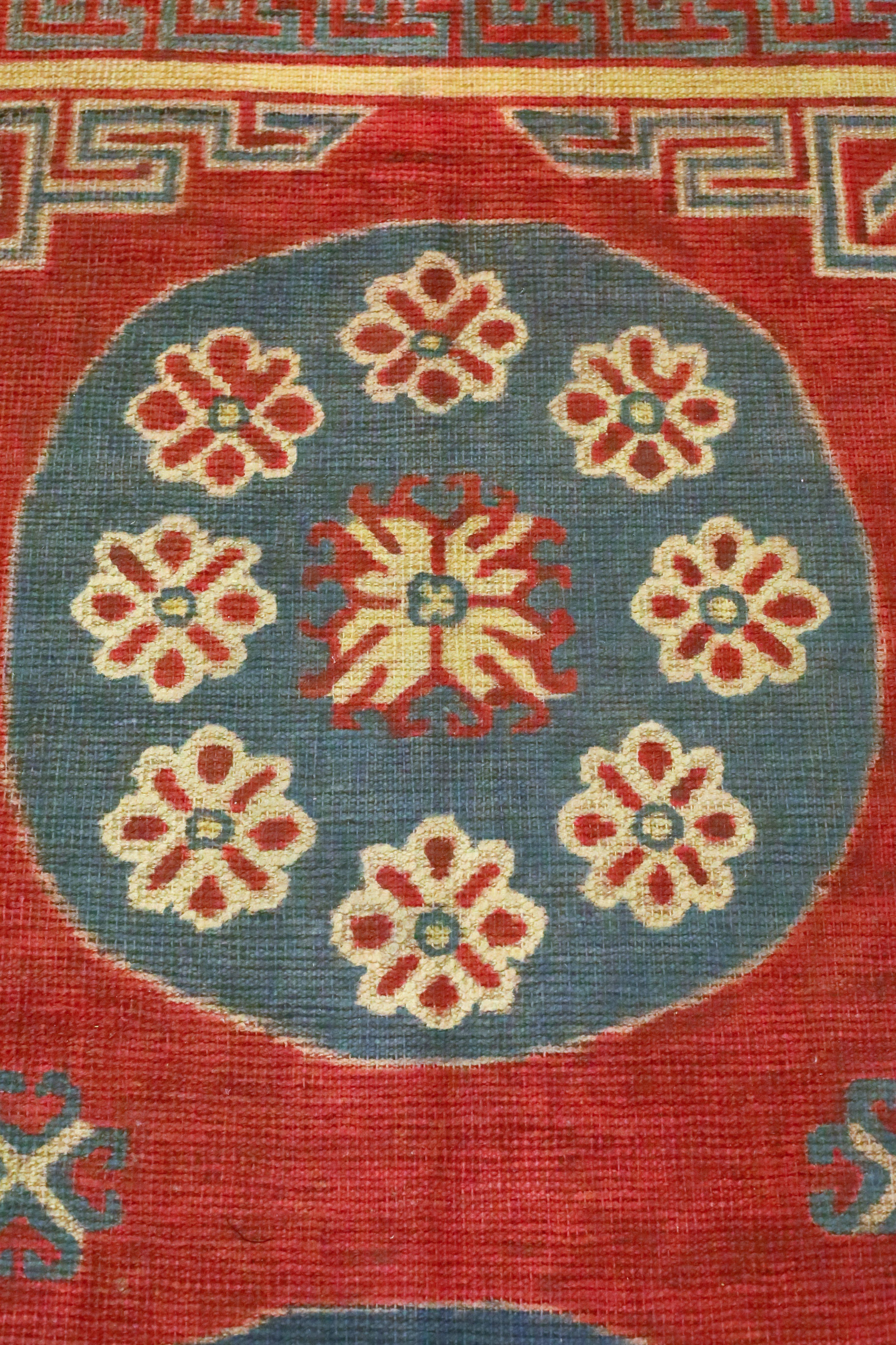 Central Asian Antique Samarkand Rug, circa 1900s For Sale