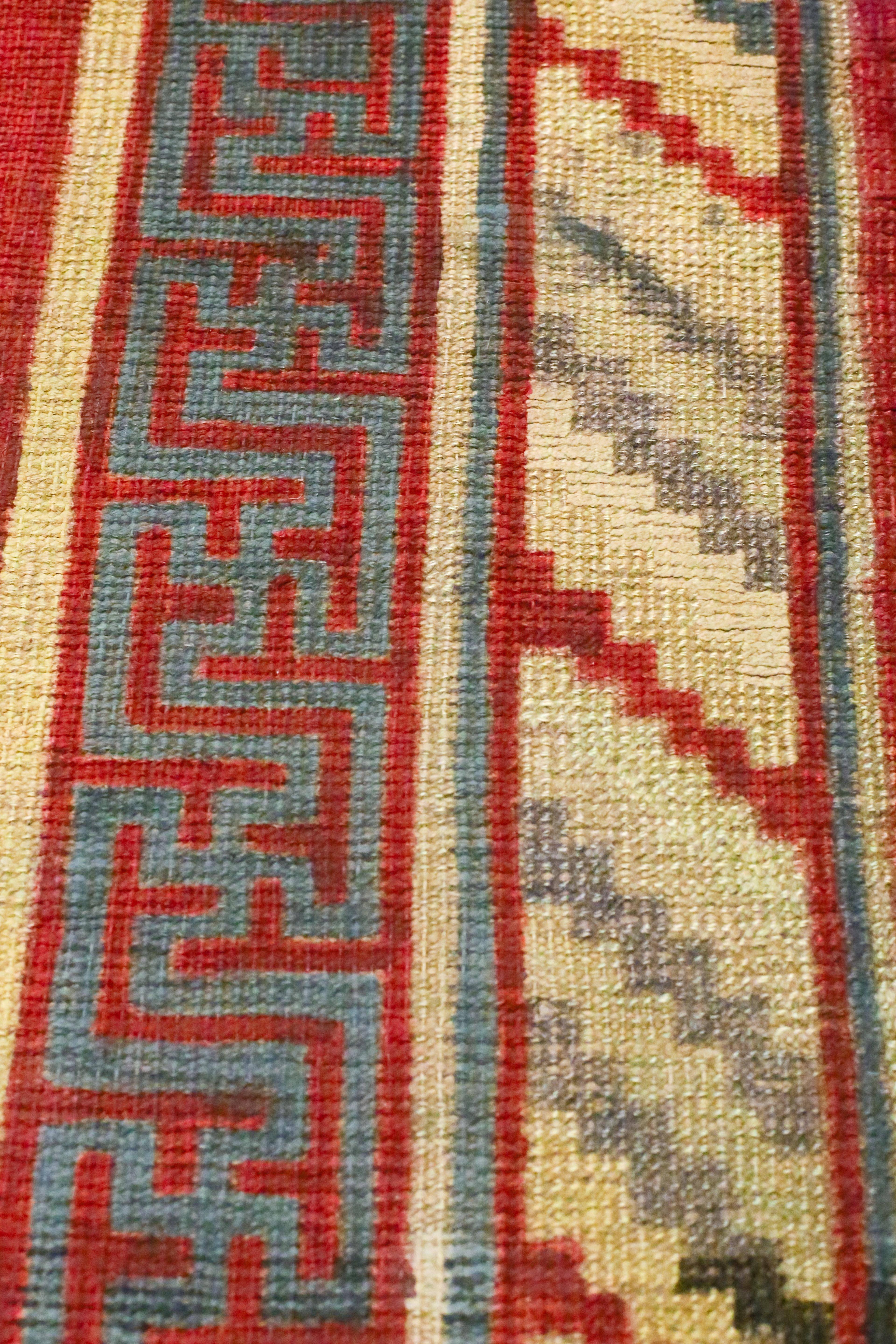 Wool Antique Samarkand Rug, circa 1900s For Sale