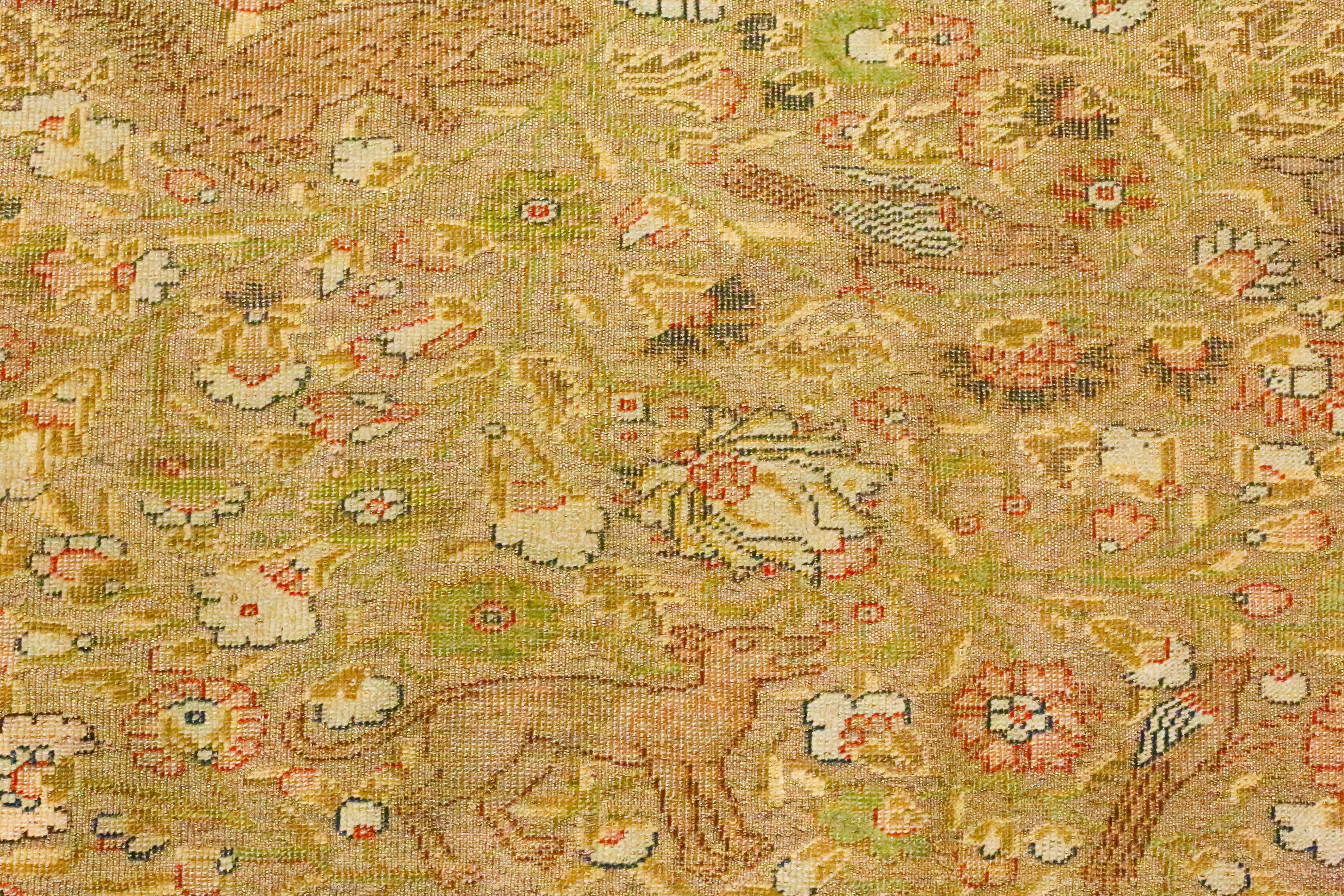 Antiker türkischer Kaiseri-Teppich aus Seide, um 1880 (Türkisch) im Angebot