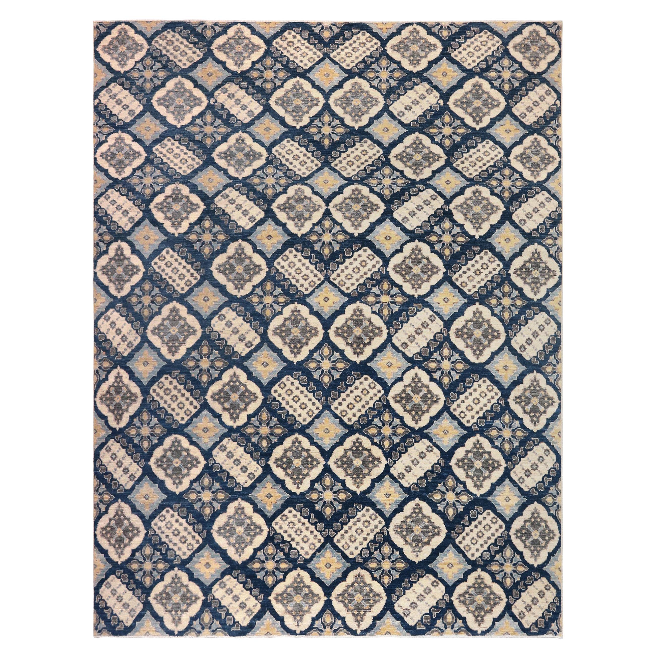 Afghan Blue Rug