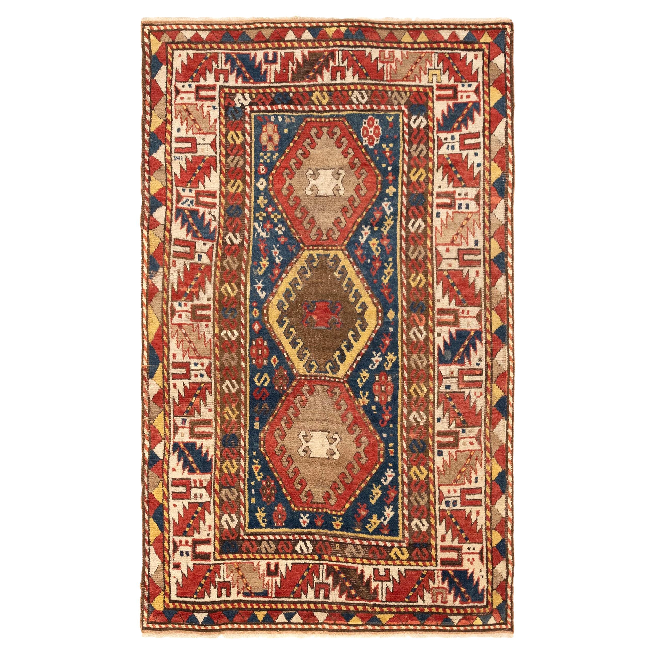 Tapis tribal géométrique vintage en vente