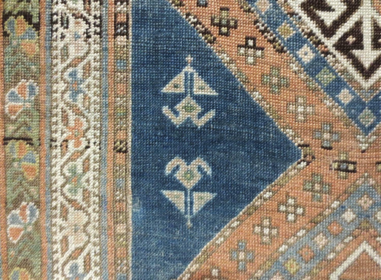 Antique Kurdish Runner, circa 1900s In Good Condition In Los Angeles, CA