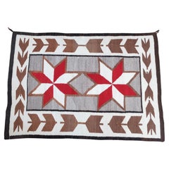 Navajo with Valero Start Design in Red, Ivory, Camel and Gray c.1940