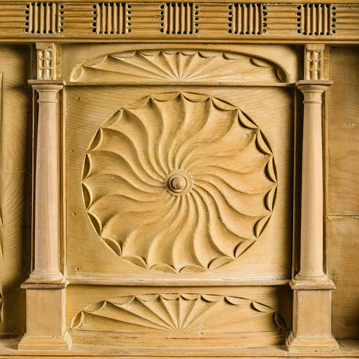 carved mantle