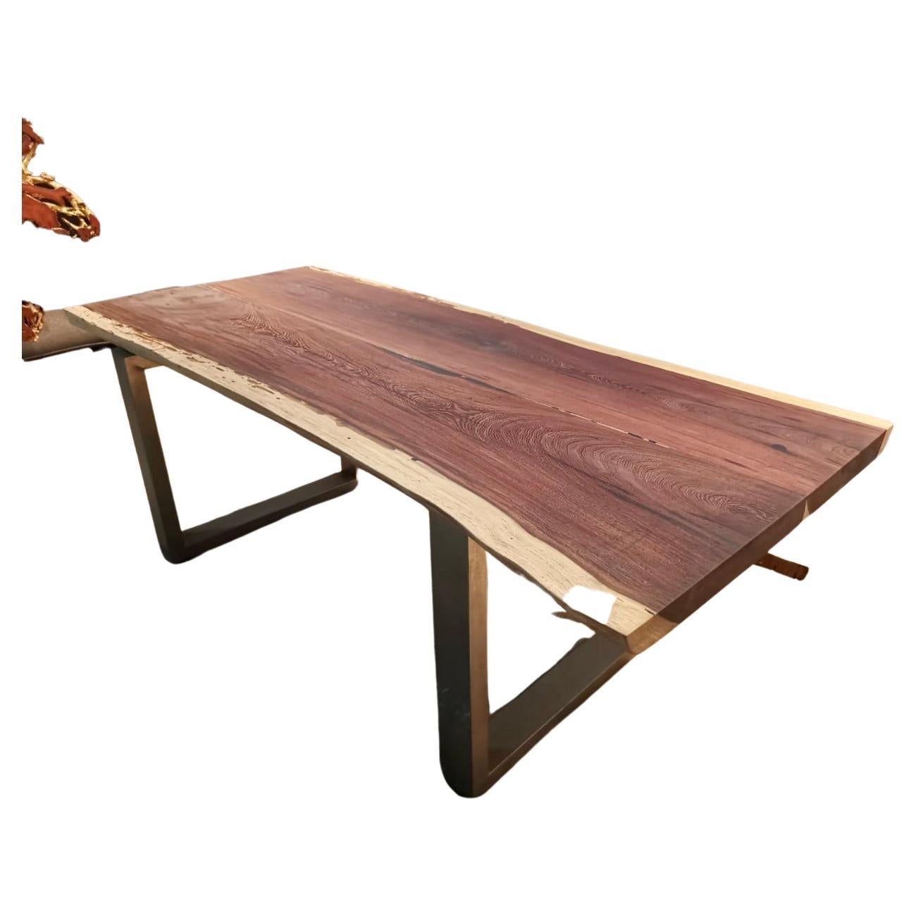 Live Edge Wenge Dining Table 