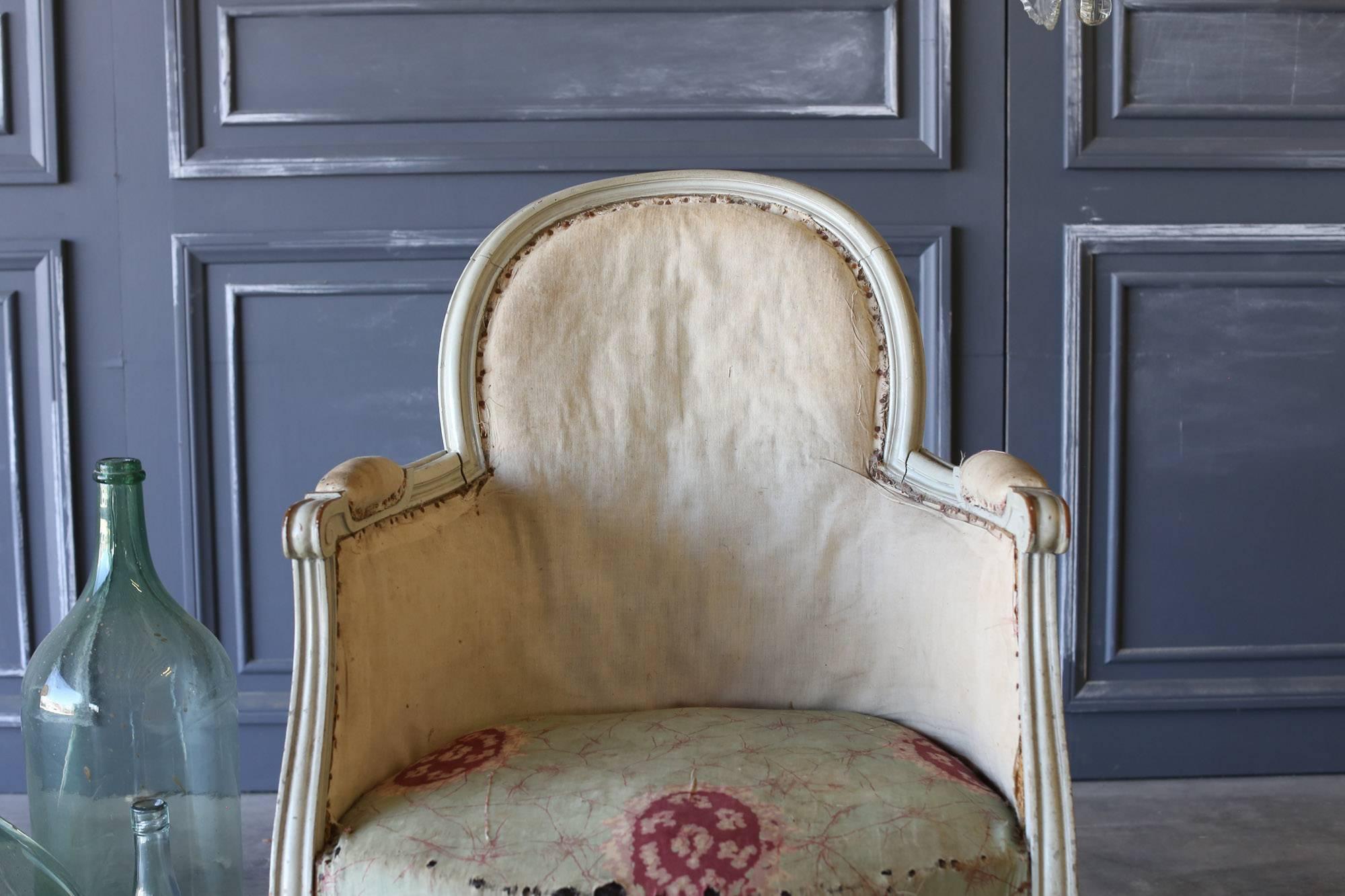 Vintage French Louis XVI Bergere, 1930 For Sale 1