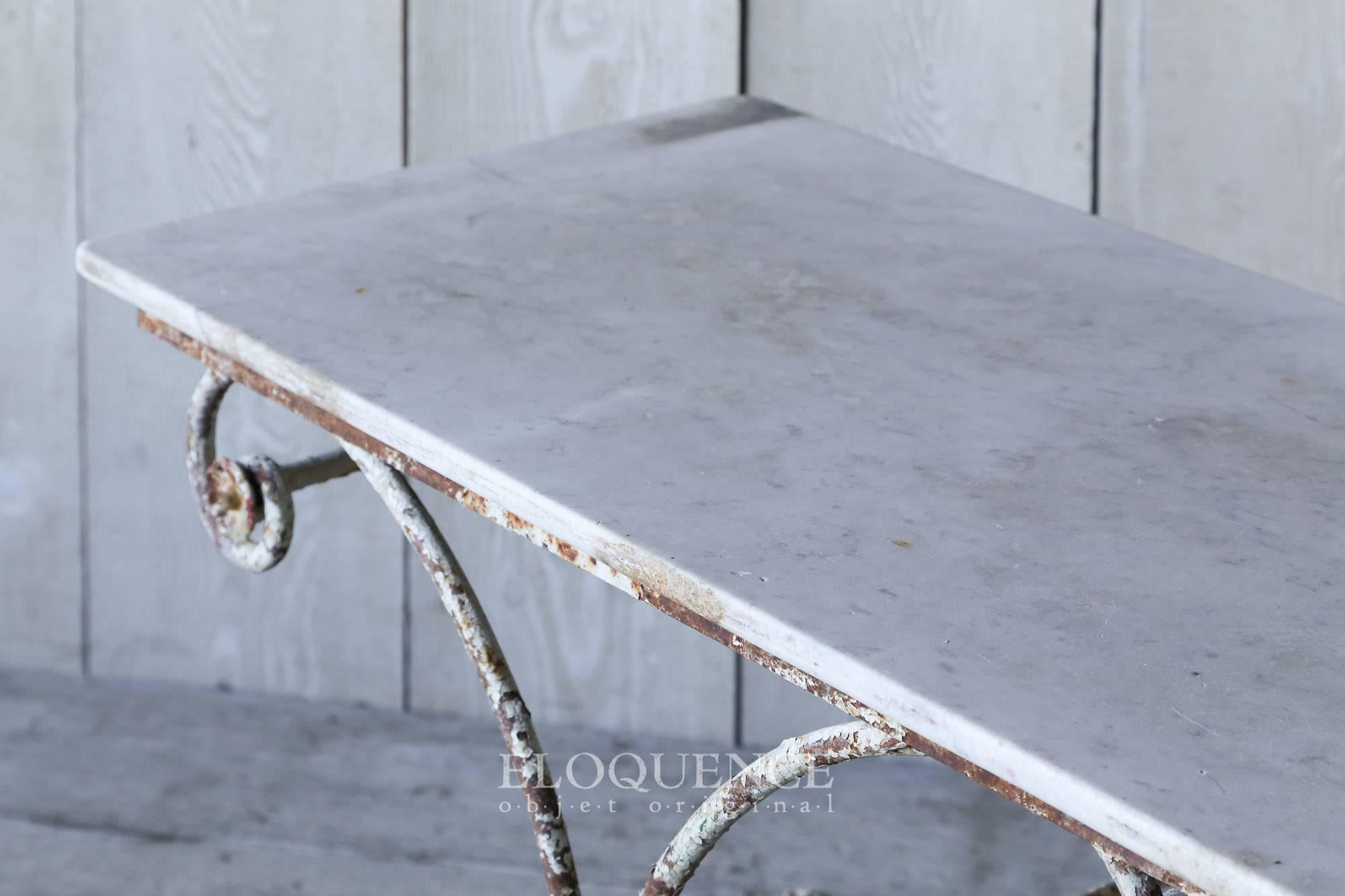 Antique Iron Table For Sale 5
