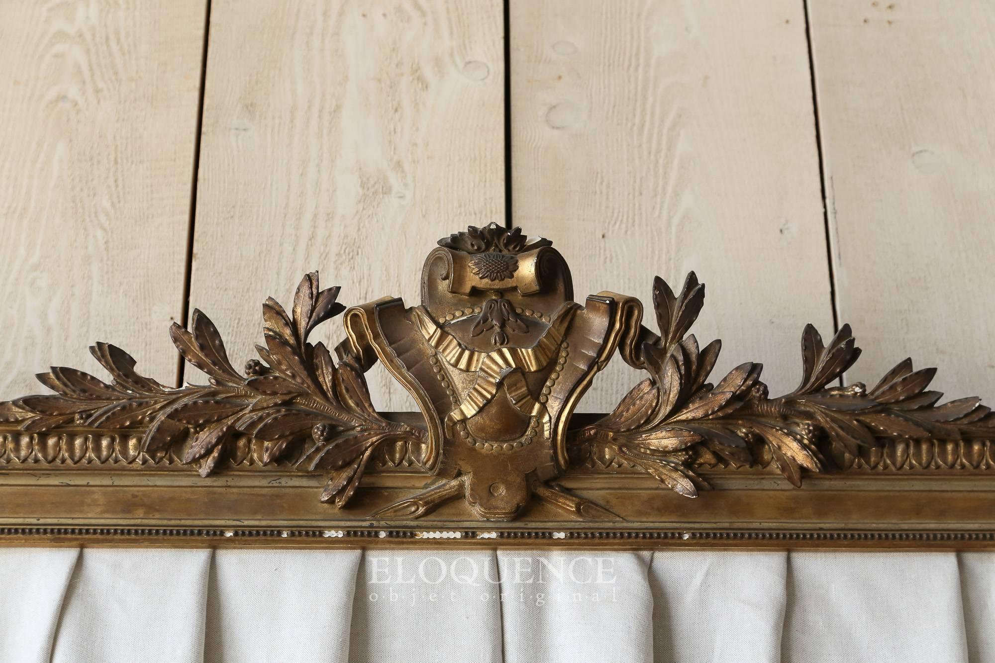 Carved Vintage French Canopy Pelmets