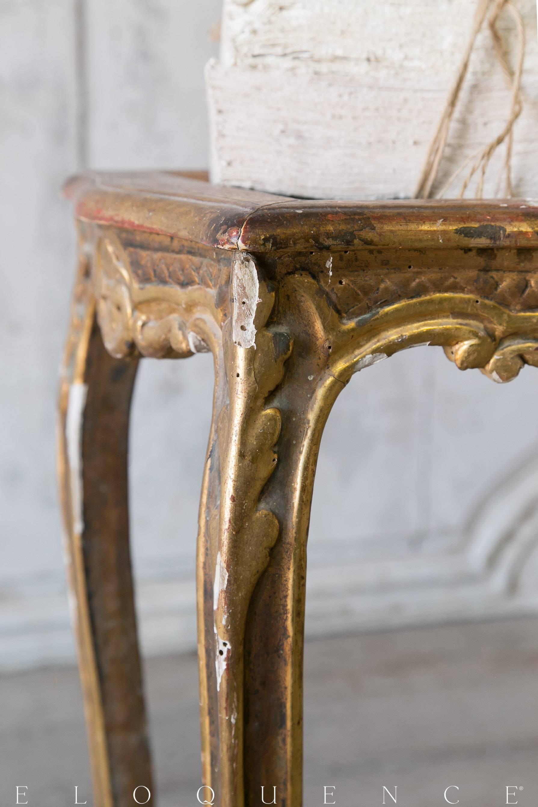 Vintage Louis XV Style Side Table 1